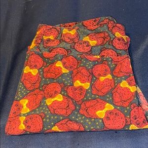 Lula Roe Bear w/ Bows Leggings